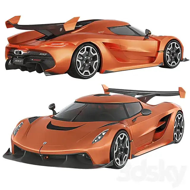 آبجکت ماشین Koenigsegg Jesko 2019 - 3
