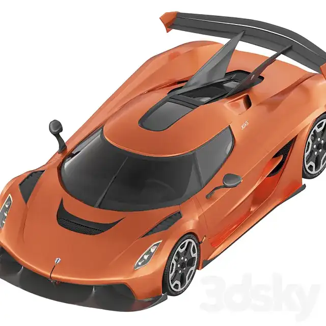 آبجکت ماشین Koenigsegg Jesko 2019 - 9