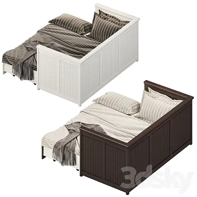 مدل سه بعدی تخت خواب کودک مدرن 18 - 5