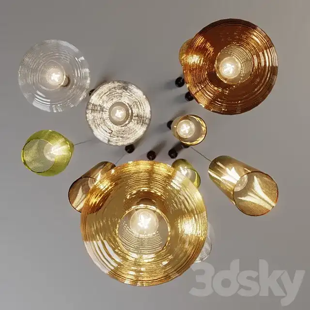 مدل سه بعدی لوستر مدرن 94 - 5
