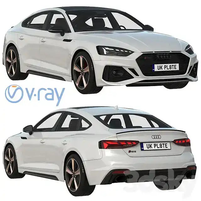 مدل سه بعدی ماشین Audi RS5 Sportback 2020 - 1