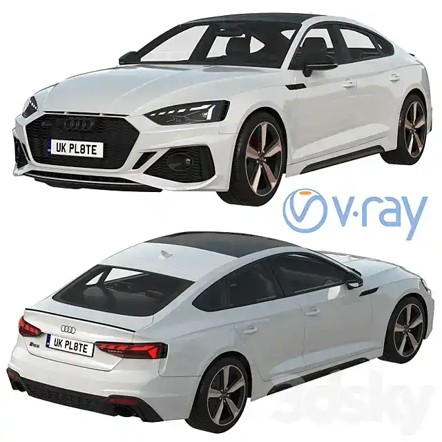 مدل سه بعدی ماشین Audi RS5 Sportback 2020 - 3