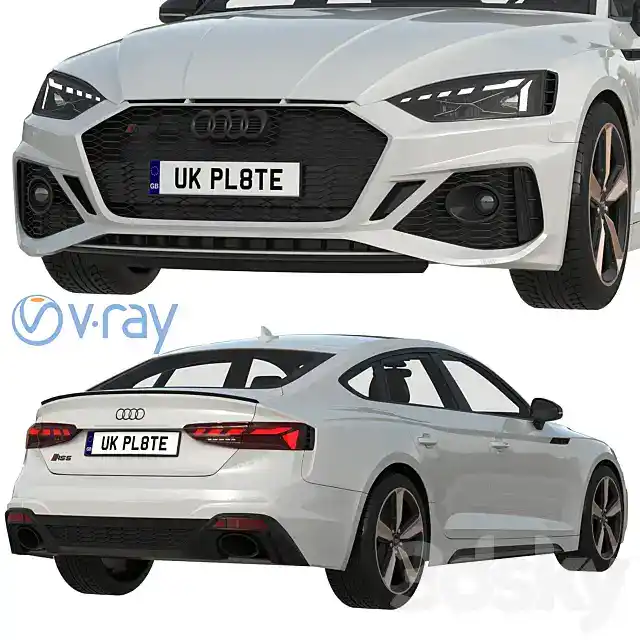 مدل سه بعدی ماشین Audi RS5 Sportback 2020 - 7