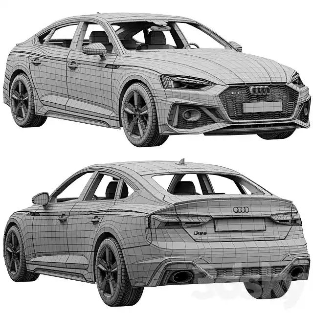 مدل سه بعدی ماشین Audi RS5 Sportback 2020 - 9