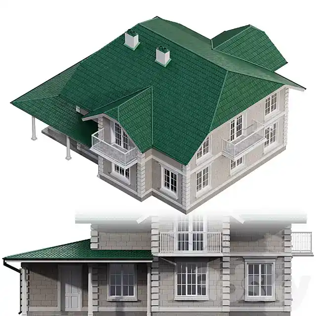 آبجکت ساختمان کلاسیک 5 - 7