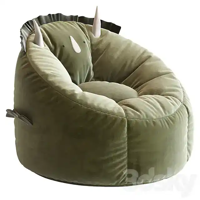 آبجکت صندلی کیسه ای دایناسور - دانلود آبجکت صندلی کیسه ای دایناسور - 4 آبجکت صندلی کیسه ای دایناسور - 3