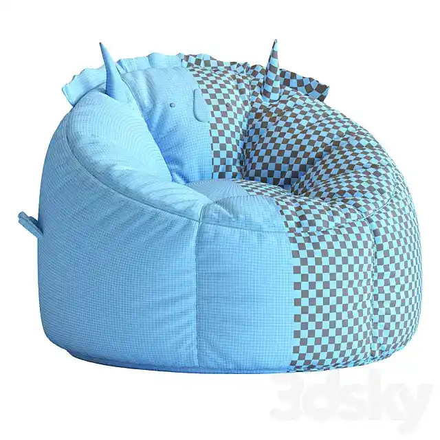 آبجکت صندلی کیسه ای دایناسور - دانلود آبجکت صندلی کیسه ای دایناسور - 14 آبجکت صندلی کیسه ای دایناسور - 13