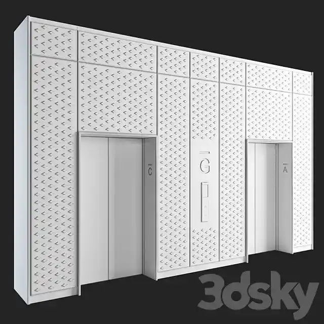 مدل سه بعدی آسانسور 4 - 5