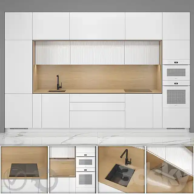 مدل سه بعدی کابینت مدرن 172 - 1