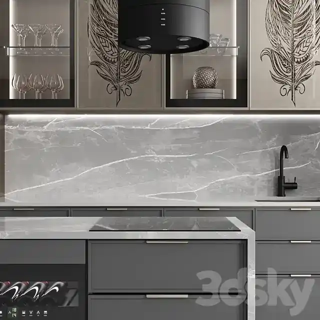 آبجکت کابینت مدرن 169 - 7