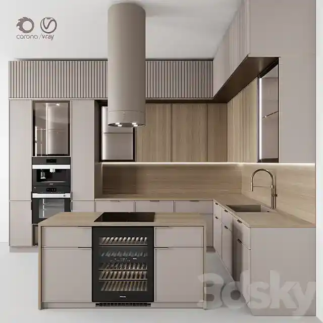 آبجکت کابینت مدرن 173 - 1