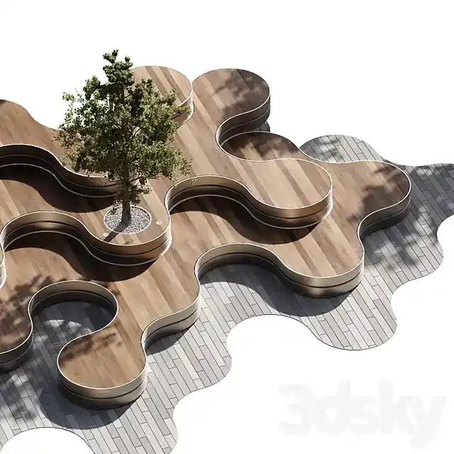 آبجکت محوطه پارک - 3