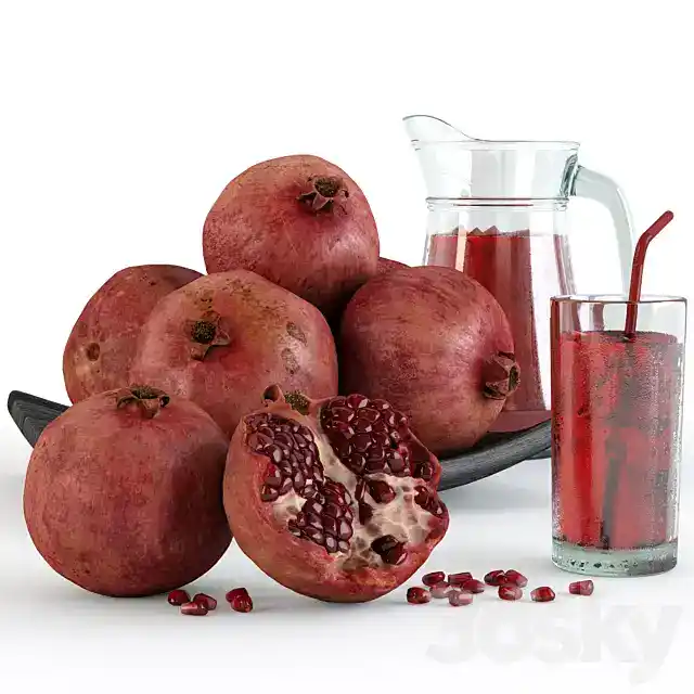 آبجکت انار و آب انار - 3