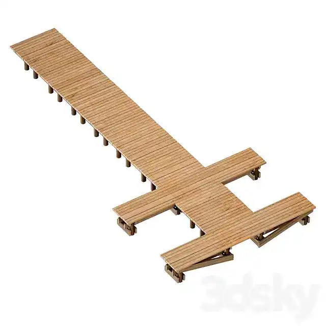 آبجکت اسکله چوبی - 3