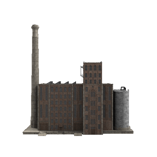 دانلود مدل سه بعدی کارخانه و محیط صنعتی