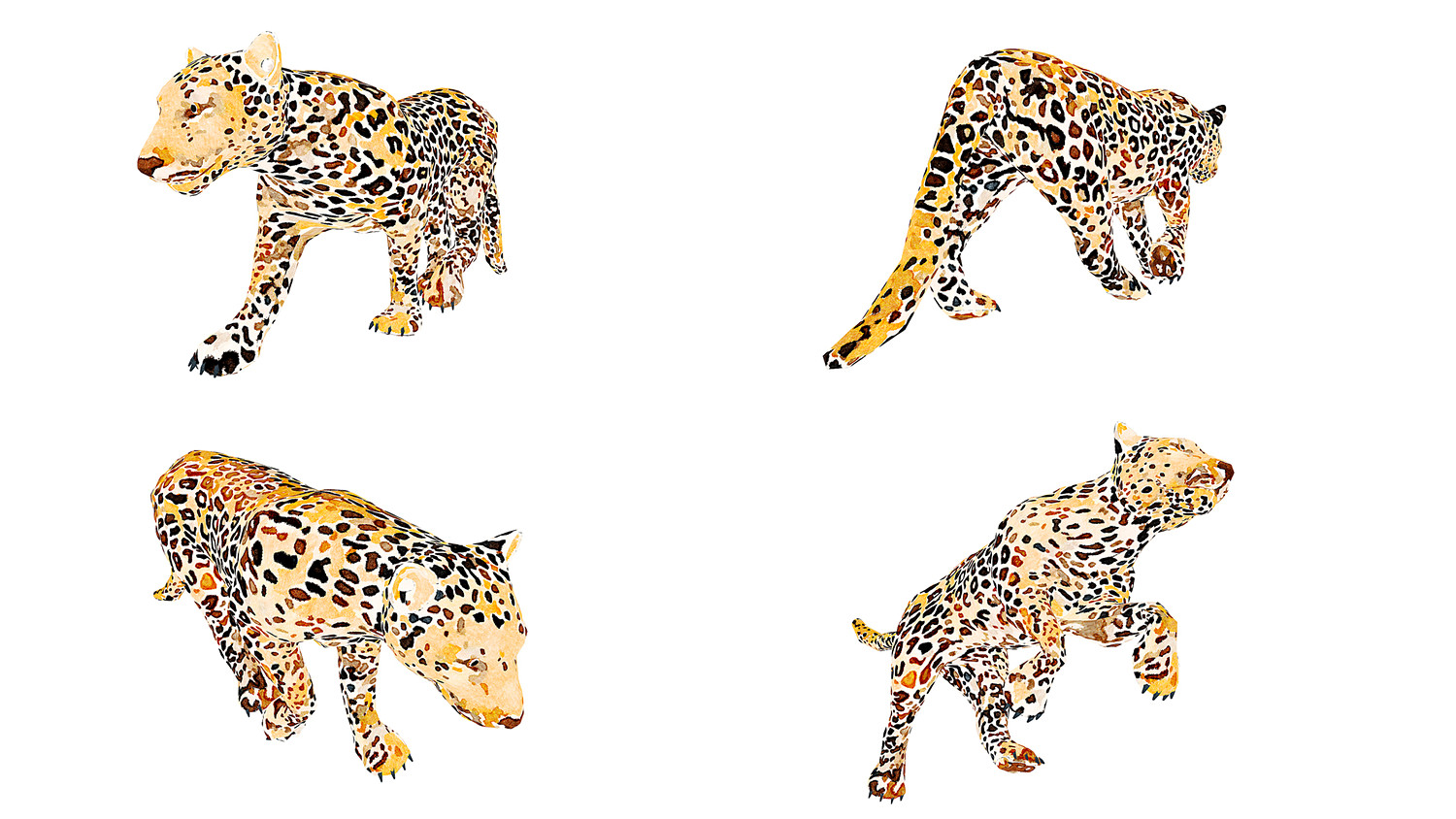 مدل سه بعدی حیوانات آفریقایی انیمیت شده - 8