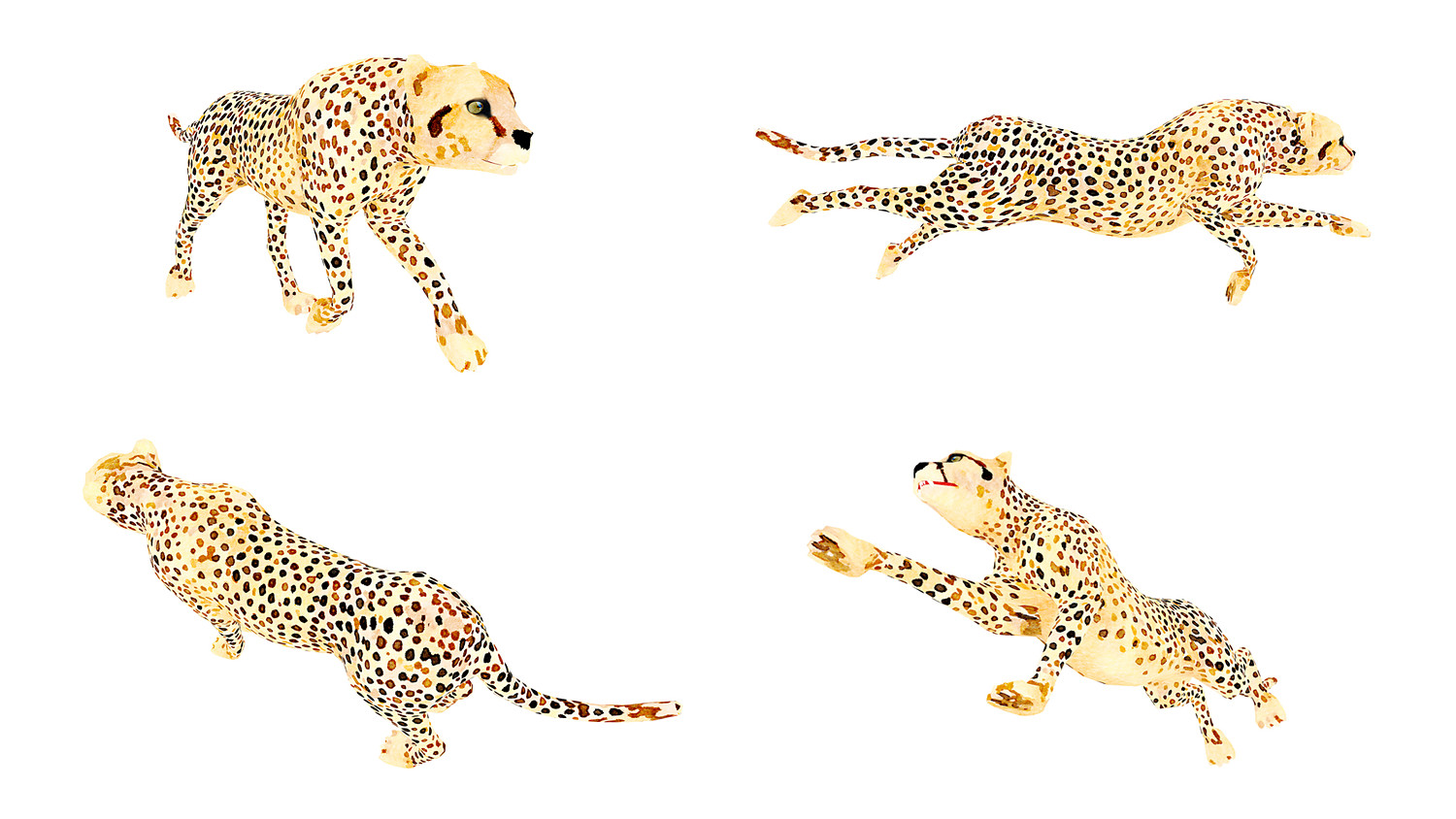مدل سه بعدی حیوانات آفریقایی انیمیت شده - 10