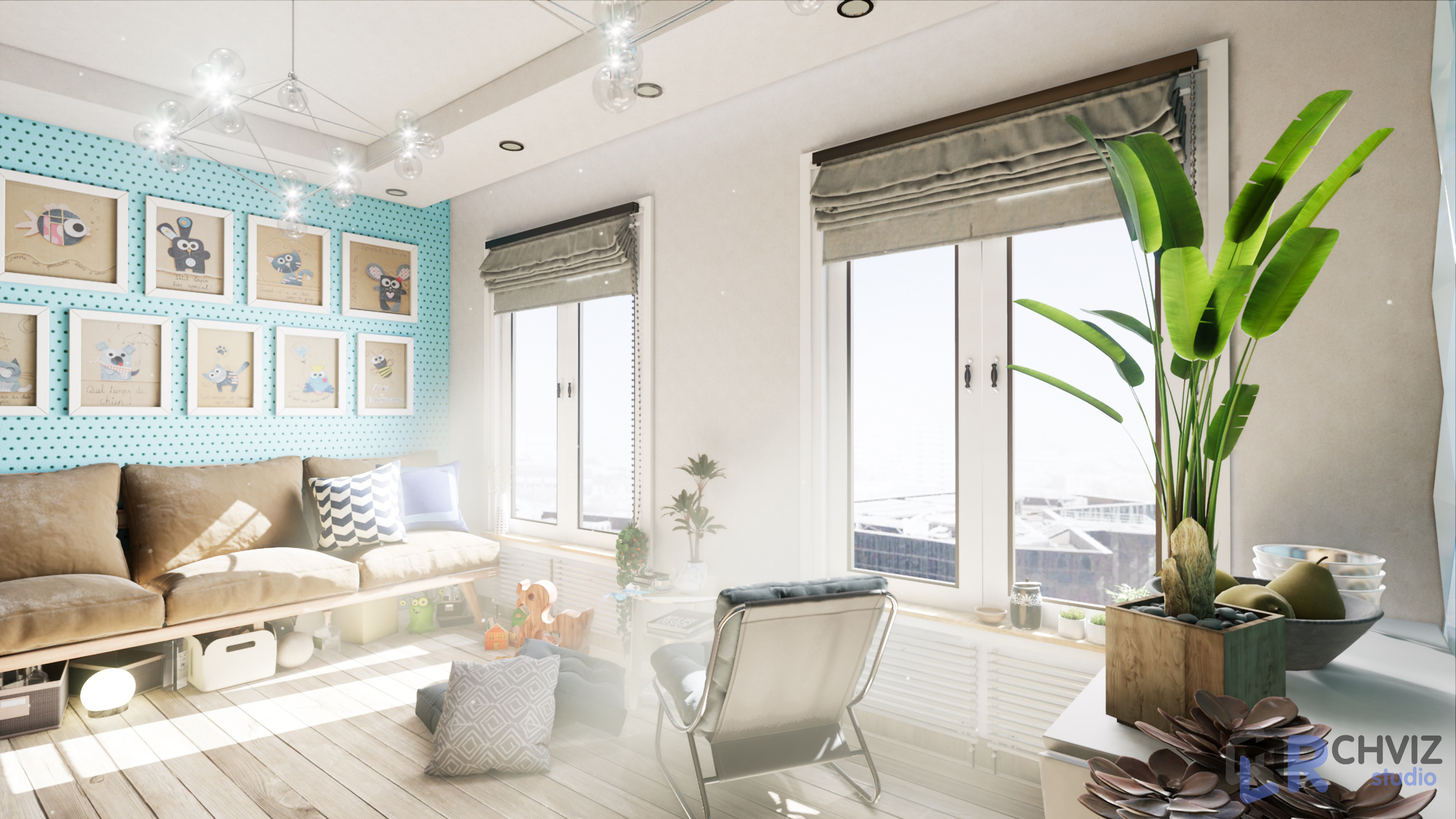نمای داخلی آپارتمان برای آنریل انجین - 9