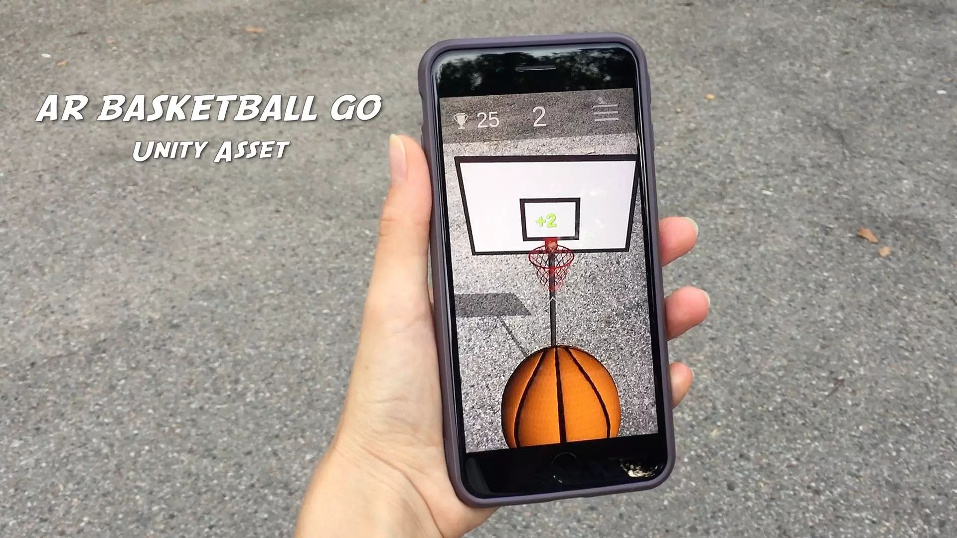بازی AR Basketball GO برای یونیتی - 2