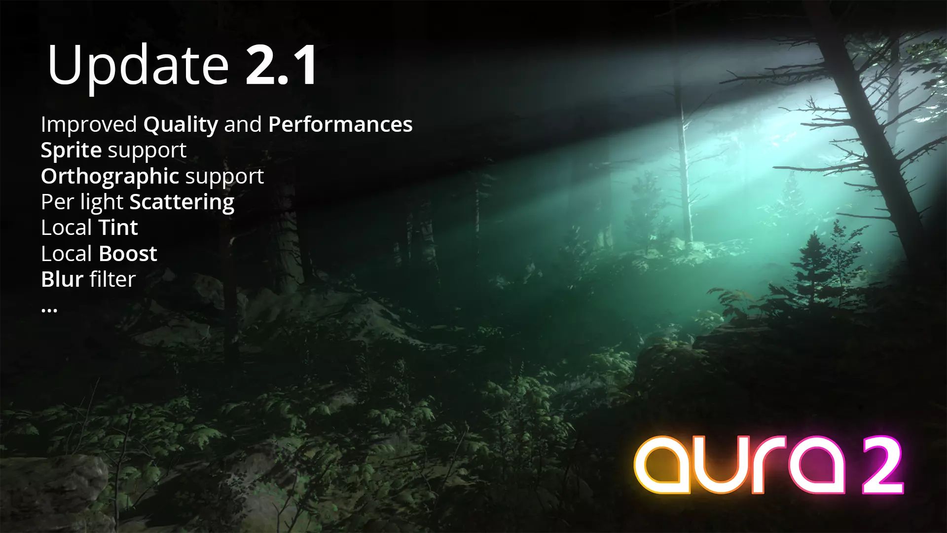 پروژه Aura 2 – Volumetric Lighting & Fog برای یونیتی - 1