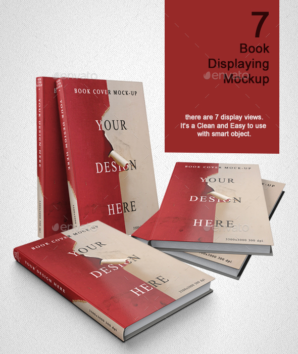 موکاپ کتاب Book Mock up – 7 Model - 10