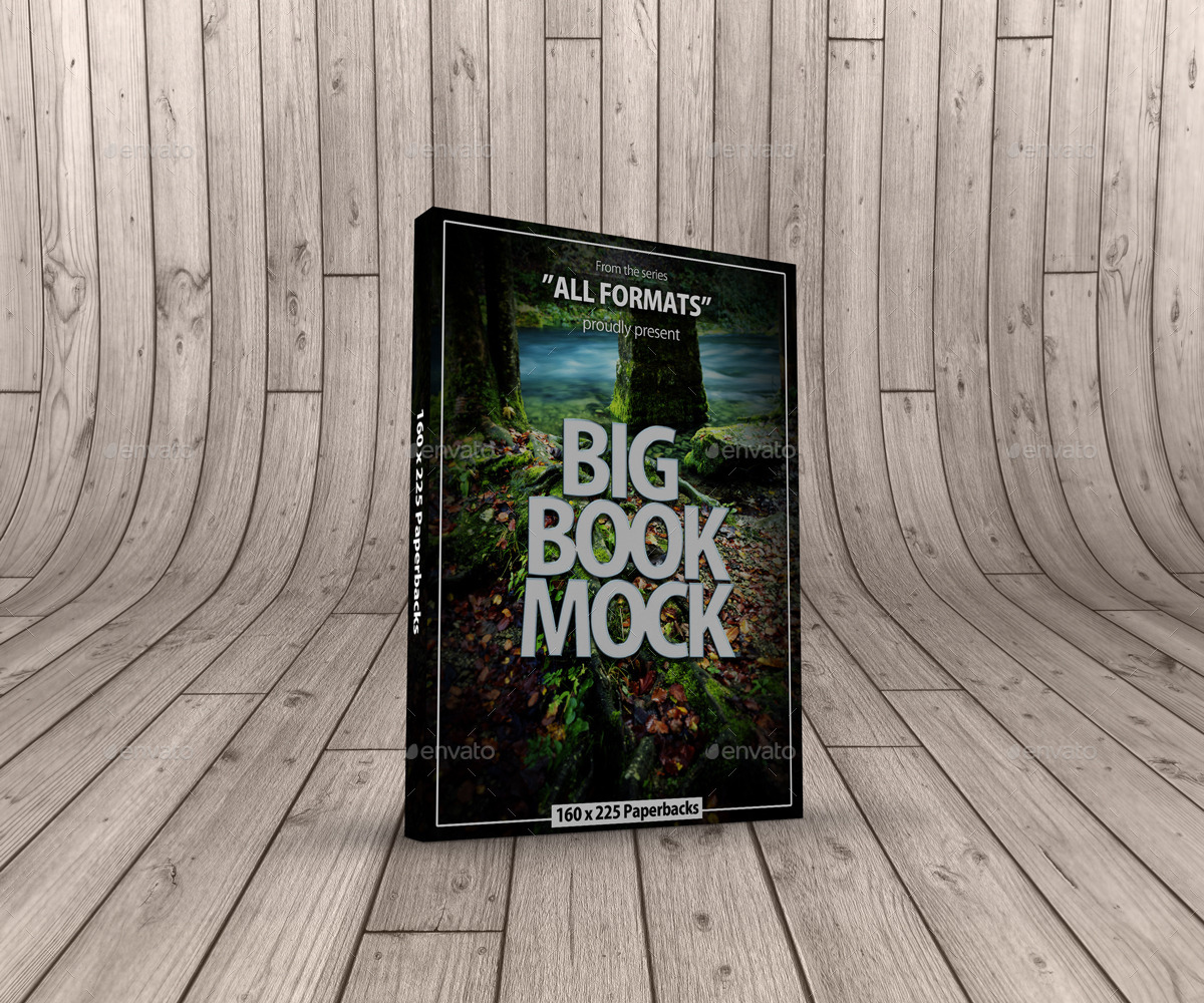موکاپ کتاب Book Mockup Dimension