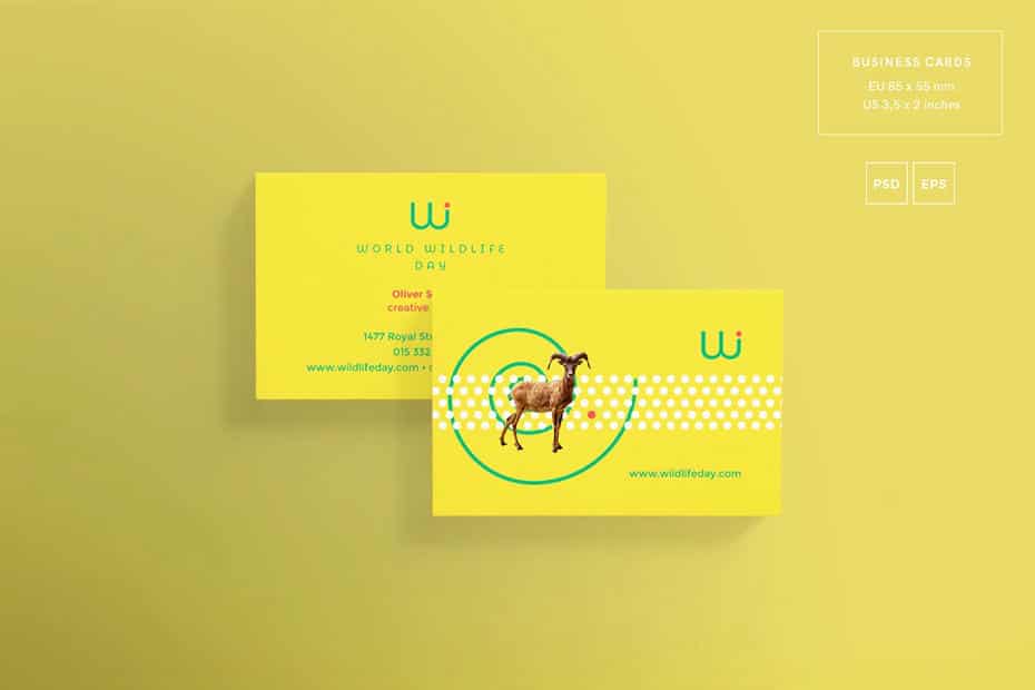 فایل لایه باز ست اداری Branding Pack | World Wildlife Day