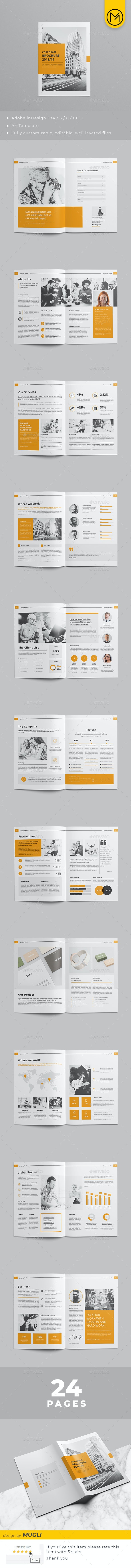 قالب ایندیزاین بروشور Brochures Design