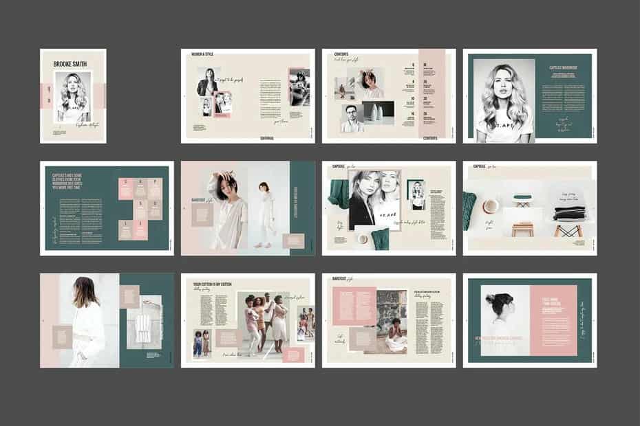 قالب ایندیزاین مجله Brooke Smith / Magazine Template