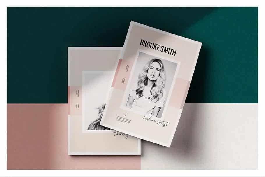 قالب ایندیزاین مجله Brooke Smith / Magazine Template