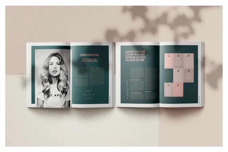 قالب ایندیزاین مجله Brooke Smith / Magazine Template