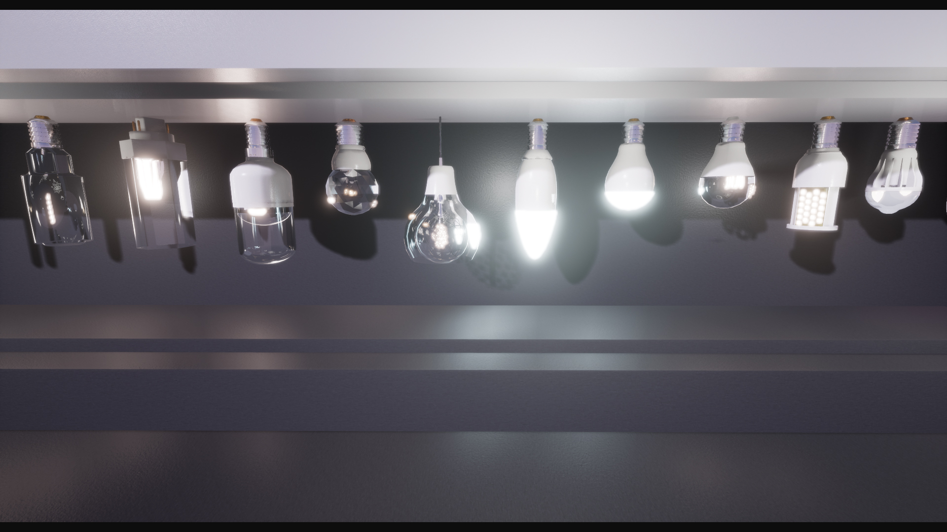 آبجکت لامپ و چراغ برای آنریل انجین - 8