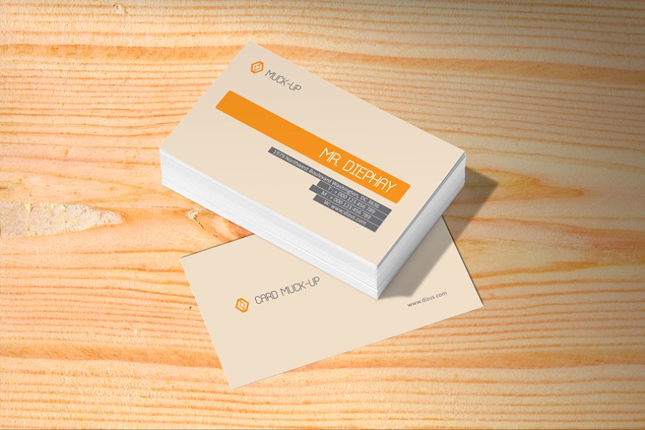 موکاپ کارت ویزیت Business Card Mockup - 6