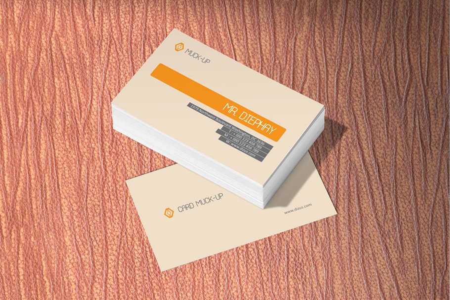 موکاپ کارت ویزیت Business Card Mockup - 8