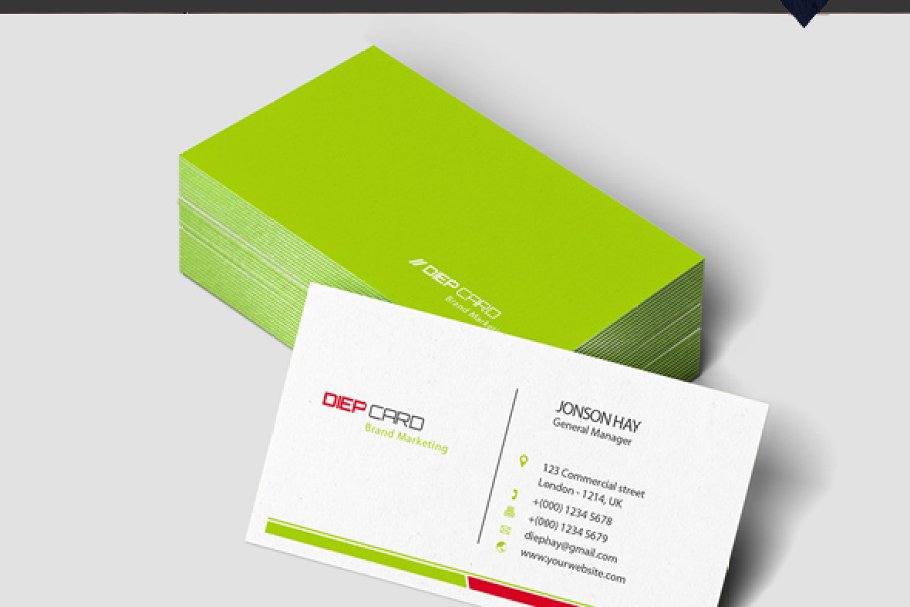 فایل لایه باز کارت ویزیت Business Card Template - 4