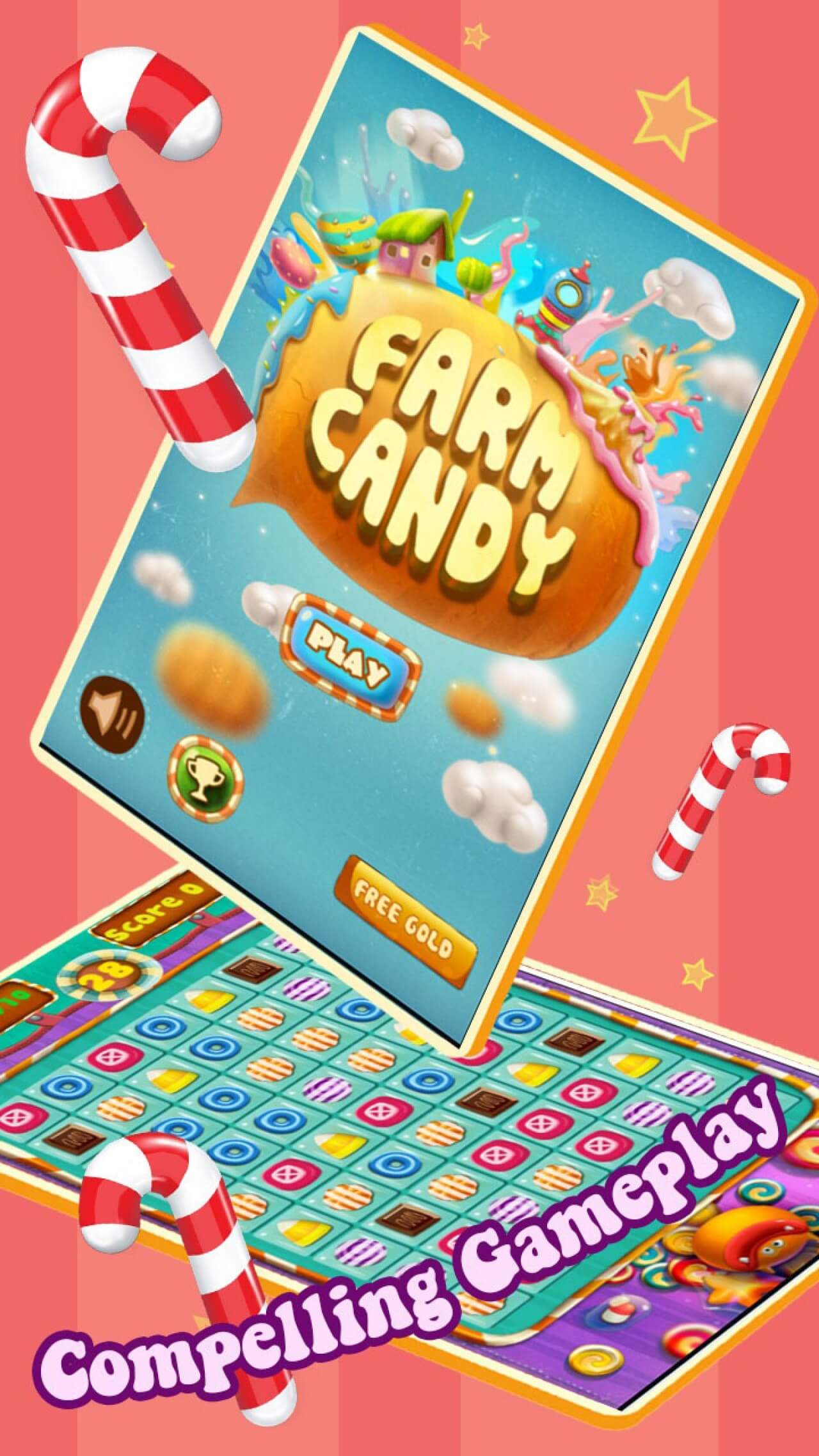 بازی Candy Farm برای یونیتی - 1
