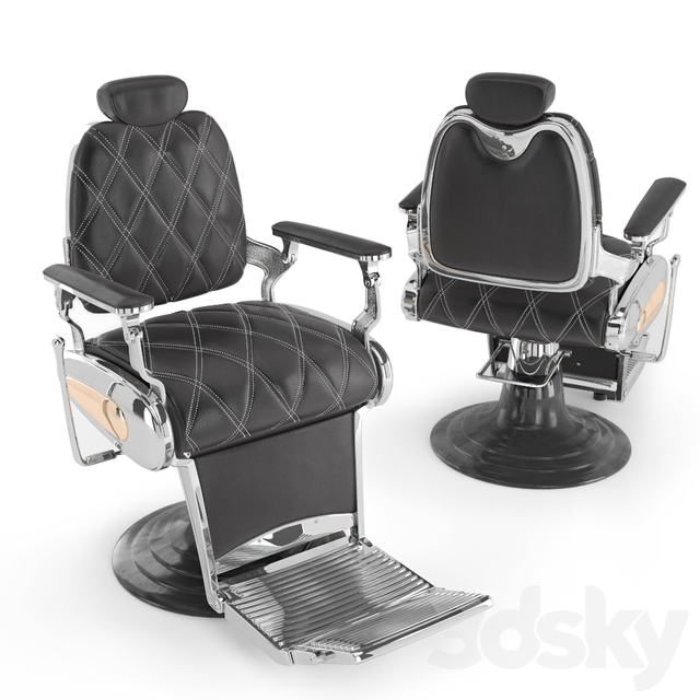 مدل سه بعدی صندلی آرایشگاه