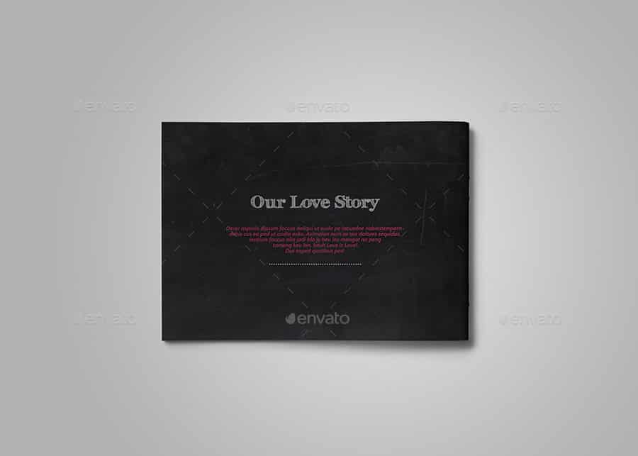 قالب ایندیزاین آلبوم عکس عروسی Chalkboard - 28