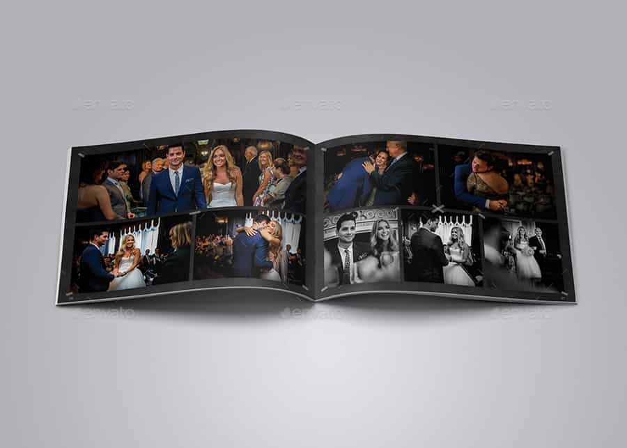 قالب ایندیزاین آلبوم عکس عروسی Chalkboard Wedding Album