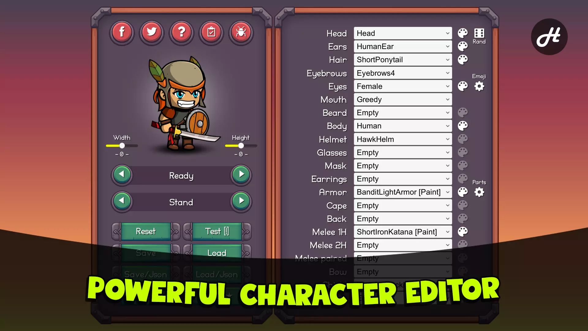 Character Editor Megapack برای یونیتی - 2