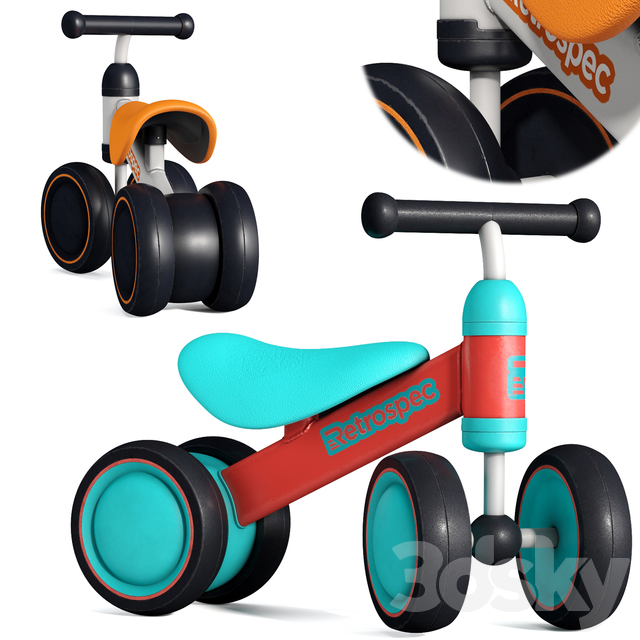 مدل سه بعدی دوچرخه کودک - 8