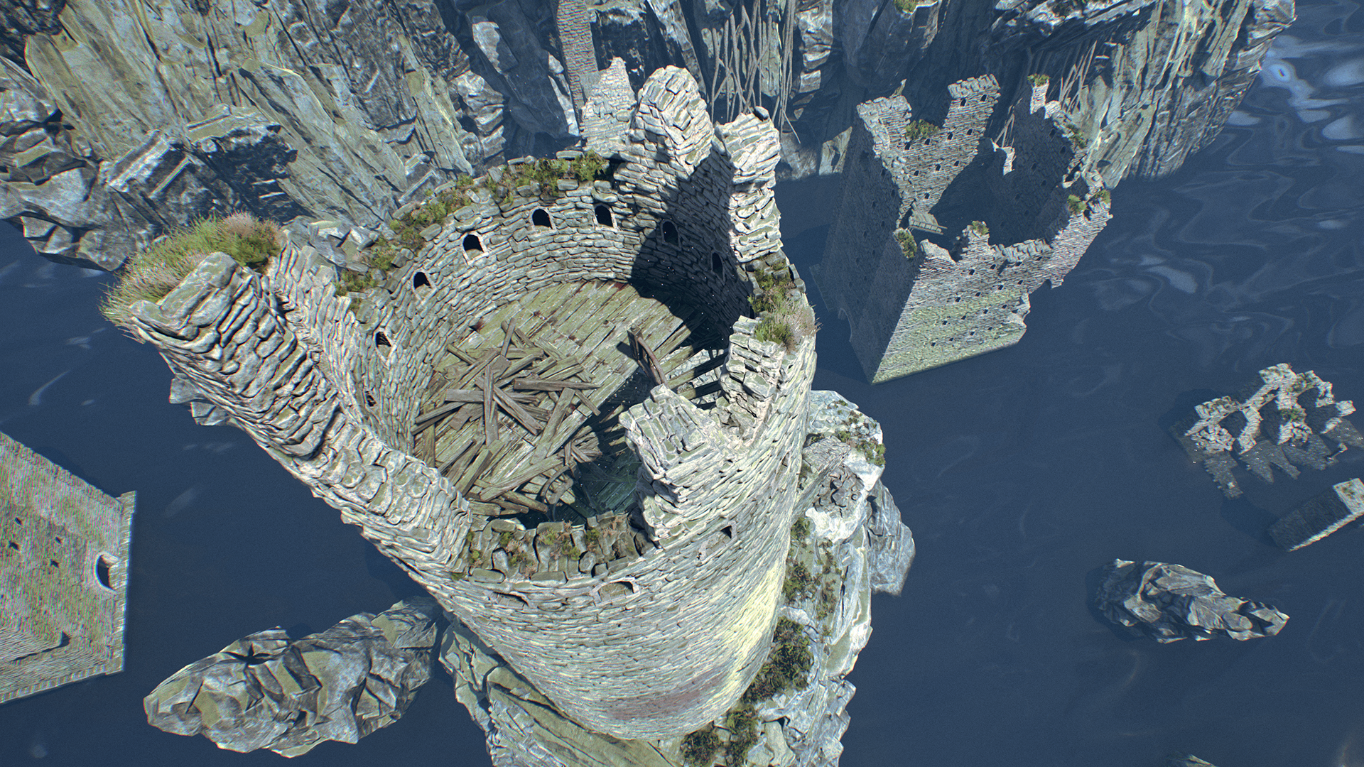 Cliff Tower Ruins برای آنریل انجین - 1