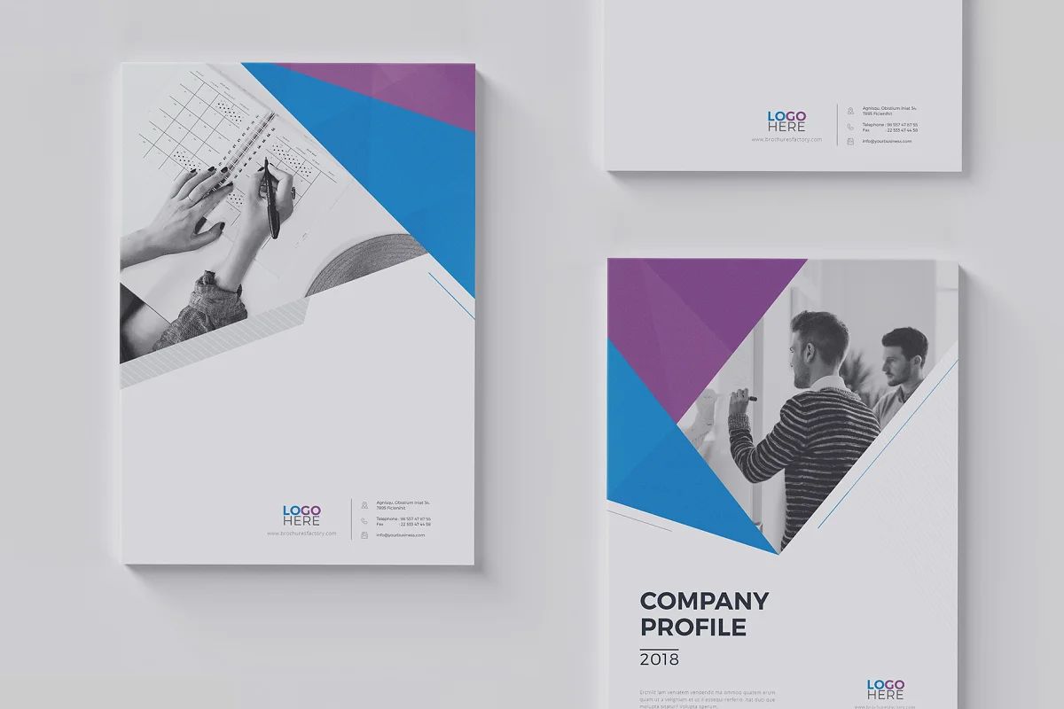 قالب ایندیزاین Company Profile