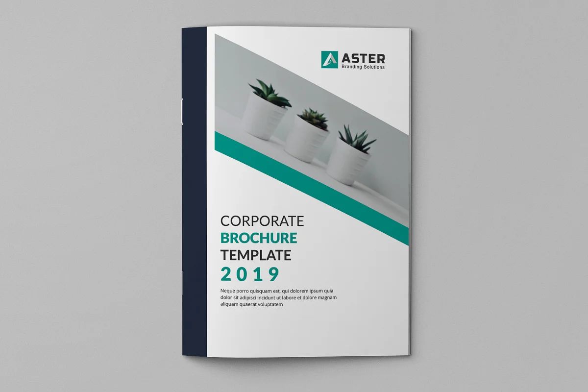 قالب ایندیزاین بروشور شرکتی Corporate Brochure Template