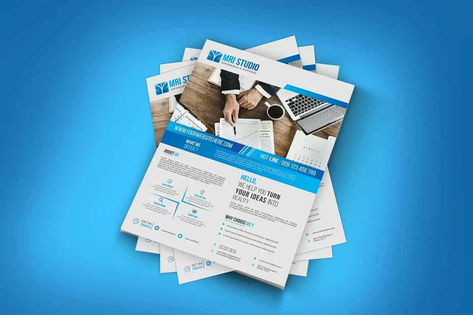 وکتور تراکت شرکتی Corporate Flyer - 3