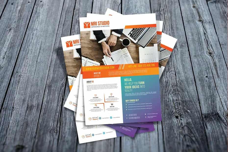 وکتور تراکت شرکتی Corporate Flyer - 5