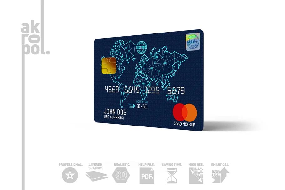 موکاپ کارت اعتباری Credit Cards - 7