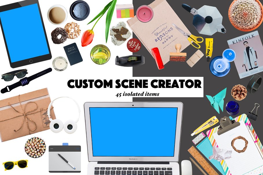 جعبه ابزار ساخت موکاپ اداری Custom Scene Creator - 10