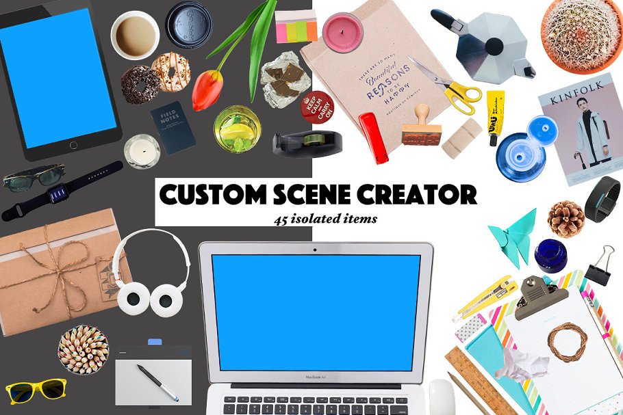 جعبه ابزار ساخت موکاپ اداری Custom Scene Creator - 12