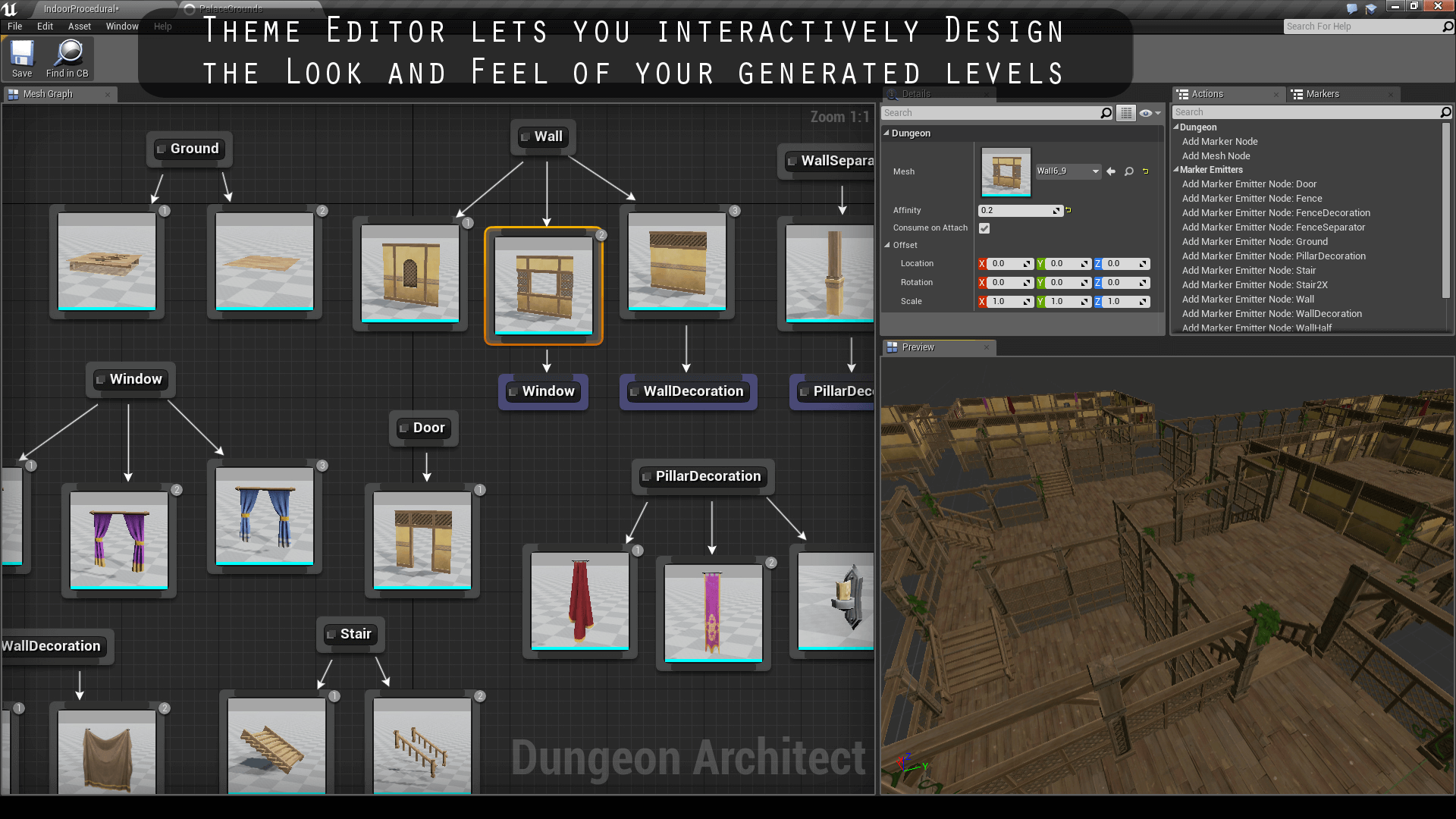 پروژه Dungeon Architect برای آنریل انجین - 19